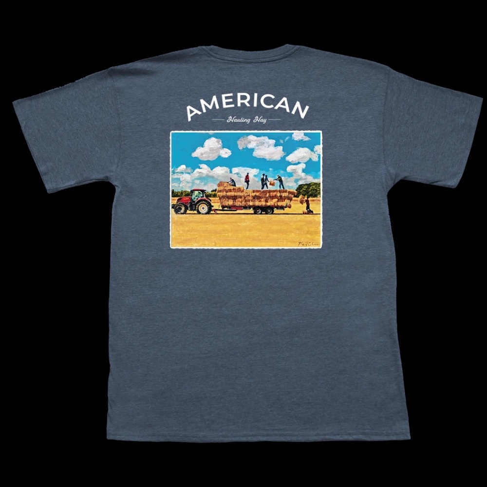 Hauling Hay Pocket Tee